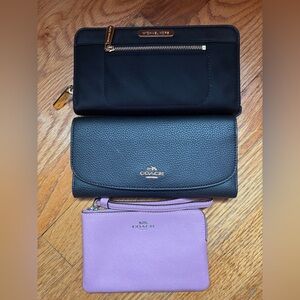 Coach Michael Kors wallet bundle of 3